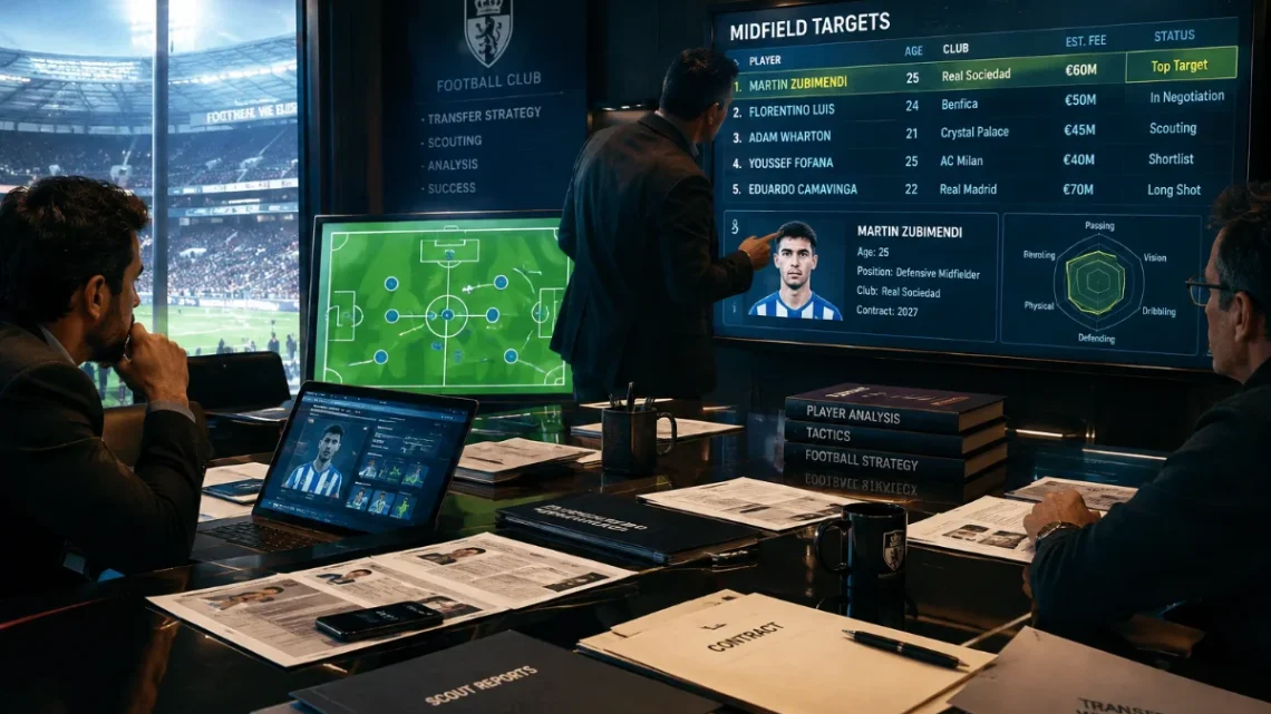 Fenerbahçe’nin Orta Saha İçin Üç Kademeli Ocak Planı